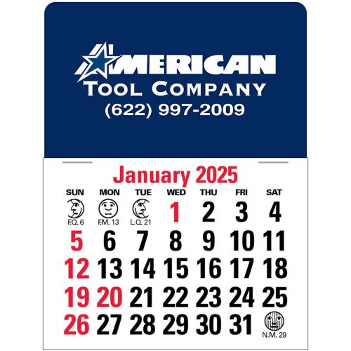 Press-N-Stick Die-Cut Calendars
