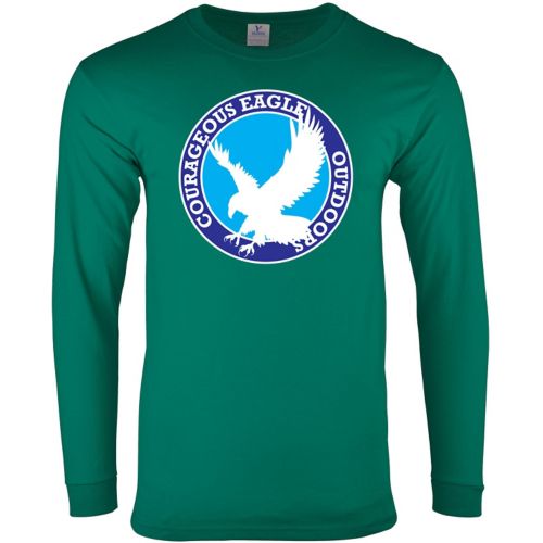 Full Color Mens Long Sleeve 100% Cotton T-Shirt