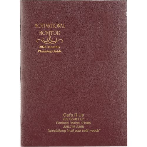 Motivational Monthly Desk Planner