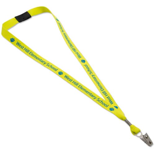 Neon Polyester Web Lanyard 5/8"