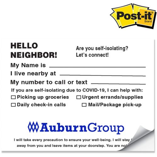 Full Color Post-it® Notes 4 x 3 - 50 Sheet Pad