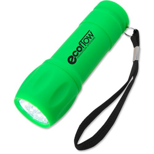 Rubberized Torch Light With Strap