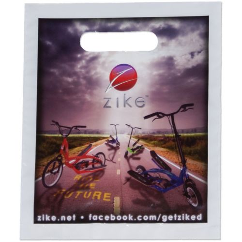 Full Color Die Cut Bag 7.5 x 9 2.0 Mil