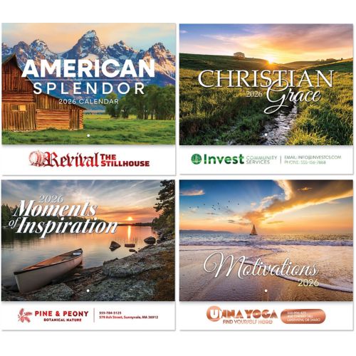 Luxe Gallery Assorted Wall Calendar