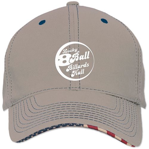 Embroidered Cotton Twill Patriot Baseball Cap