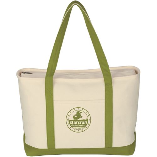 Large Starboard Cotton Canvas Tote Bag