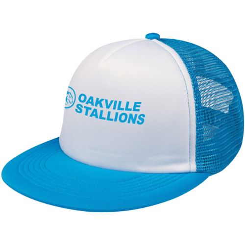 Flat Bill Trucker Hat