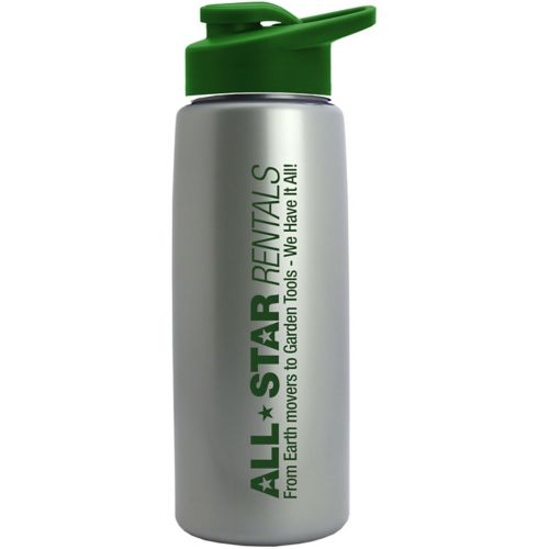 Metallic Flair Bottle W/Drink Through Lid 26 oz