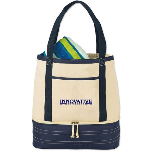 Coastal Cotton Insulated Tote