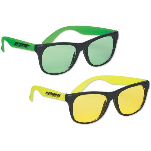 Tinted Lenses Rubberized Sunglasses