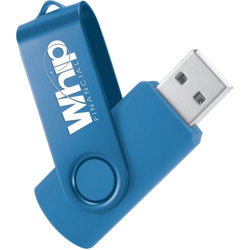 8 GB Two Tone Rotate Flash Drive