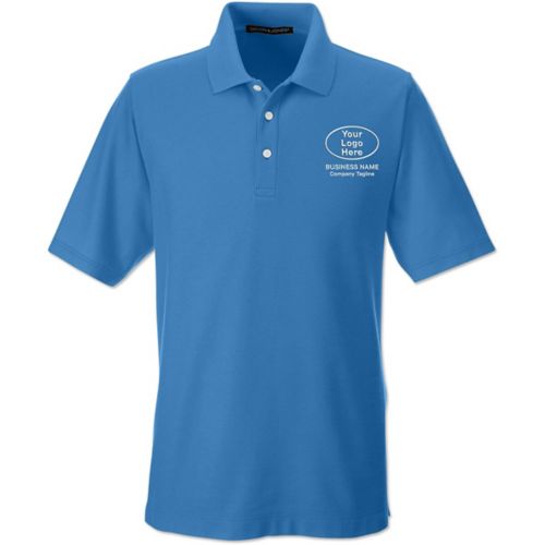 Devon & Jones® Mens Embroidered Polo Shirt