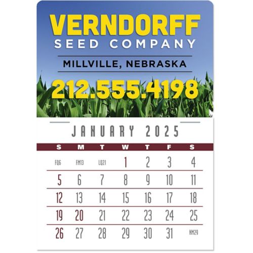 Full Color Press-N-Stick® Calendar