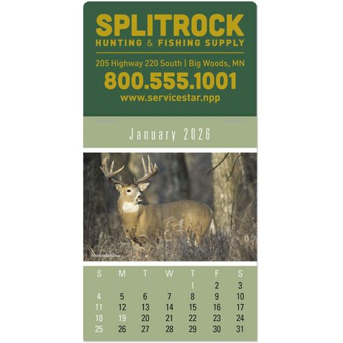 Press-N-Stick Sportsmen Calendar