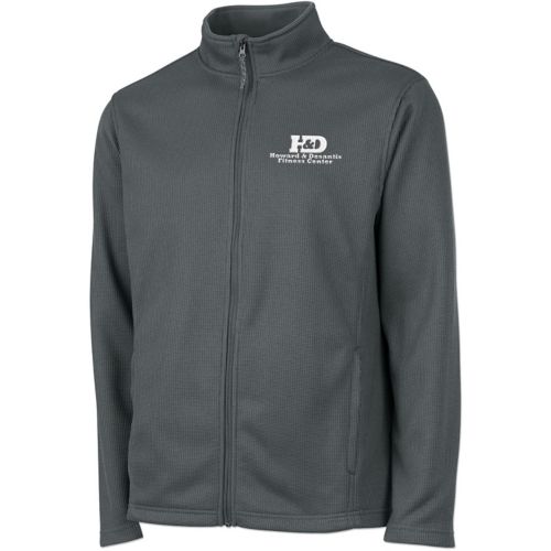 Embroidered Heritage Mens Rib Knit Jacket