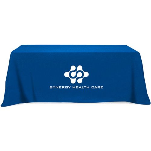 Poly/Cotton Twill Flat 4 Sided Table Cover 8 Foot