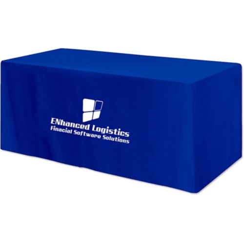 Fitted Table Cover 1 Color Imprint 6 Foot