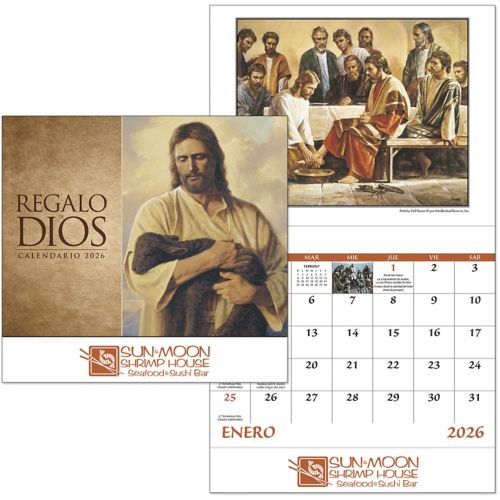 Regalo De Dios Stapled Wall Calendar