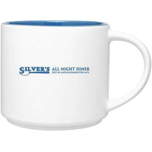 Monaco White Stoneware Mug 16 oz