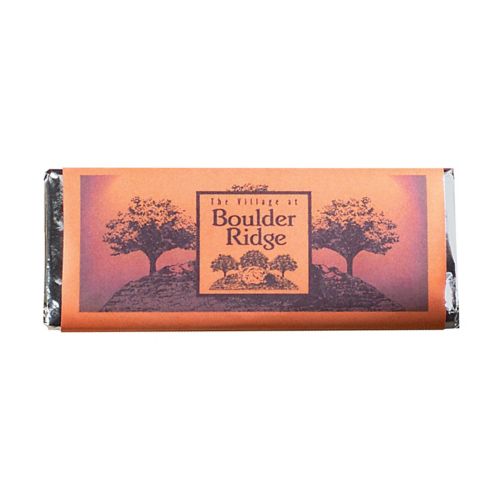 1.75 oz Custom Full Color Wrapper Chocolate Bar