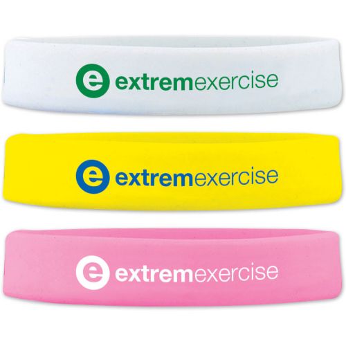 Silicone Wristband Screen Printed