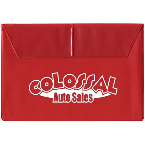 Document Case With Two Pockets On The Flap