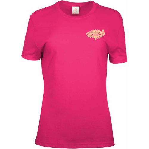 Screen Printed Ladies 100% Cotton Colored T-Shirt