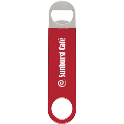 Large Vinyl Coated Stainless Steel Bottle Opener