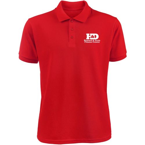 Screen Printed Mens 50/50 Polo Shirt