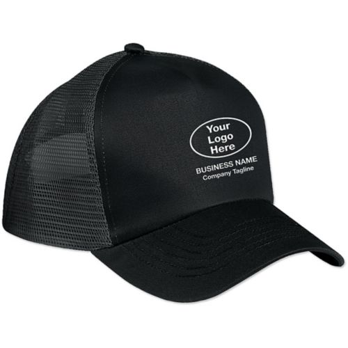 5 Panel Mesh Back Cap Embroidered