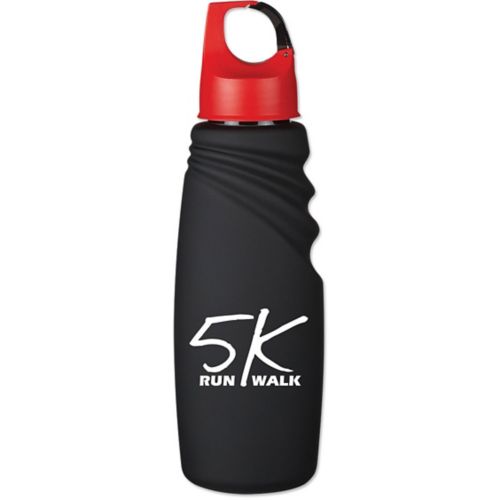 Matte Finish Crest Carabiner Sports Bottle 24 oz