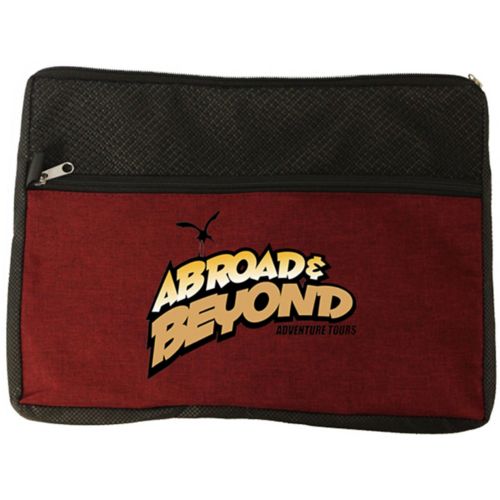 Full Color Double Zipper Accessory Bag