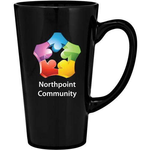 Full Color Tall Cafe Mug 16 oz