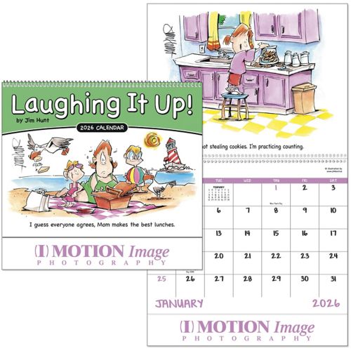 Laughing It Up! Spiral Wall Calendar