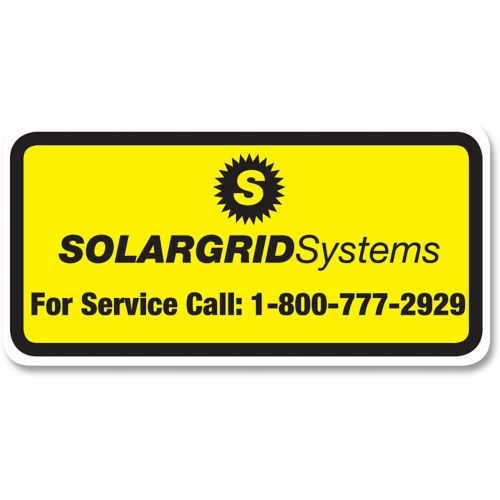 Rectangle Asset Label