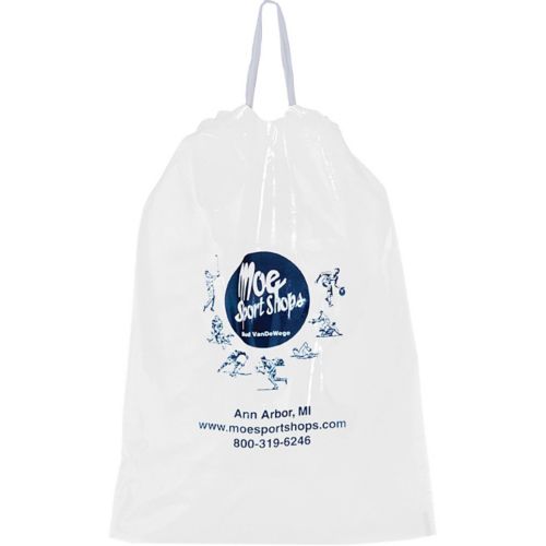 Draw Tape Poly Bag 12"X 15"X 3"