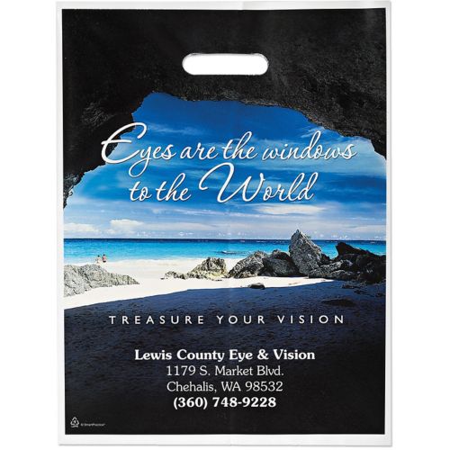 Full Color Die Cut Bag 12 x 16