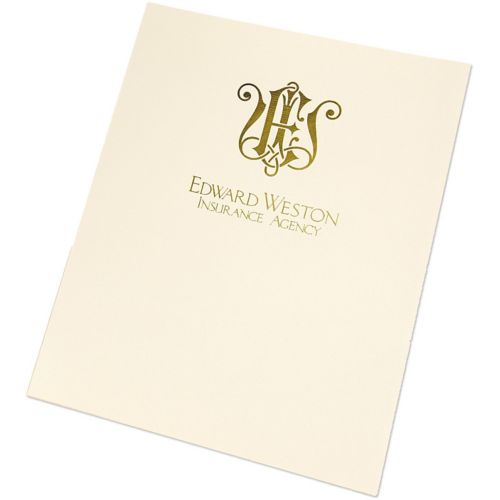 Pocket Folder Foil Imprint