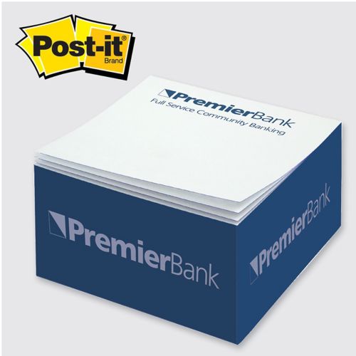Full Color Post-it® Notes Half-Cube