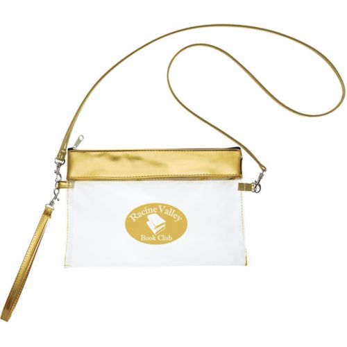 Game Day Clear Wristlet Pouch