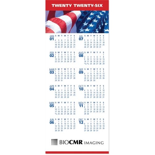 American Flag Economy Calendar