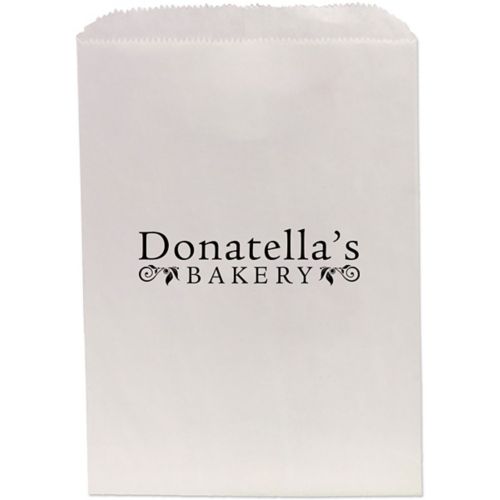 White Merchandise Bag 8.5 x 11