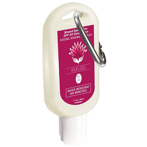 Spf 30 Mineral Sunscreen In A Tottle W Carabiner