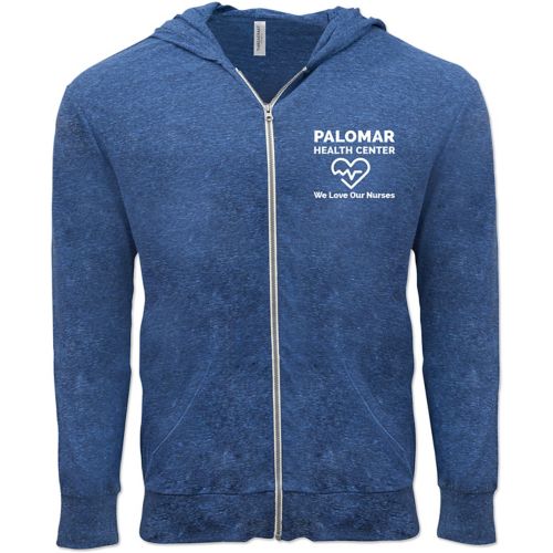 Threadfast Unisex Light Zip Hoodie