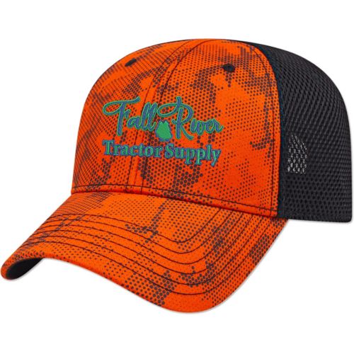 Tactile Tonal Print Cap Embroidered