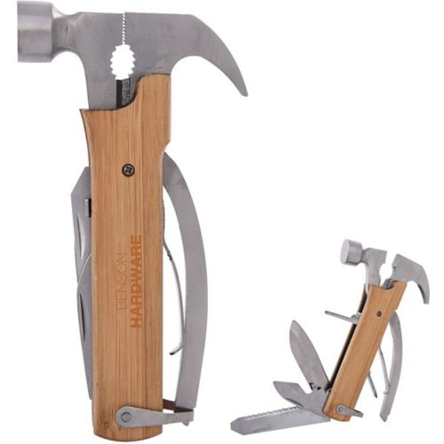 12-In-1 Multi-Funciton Wood Handle Hammer