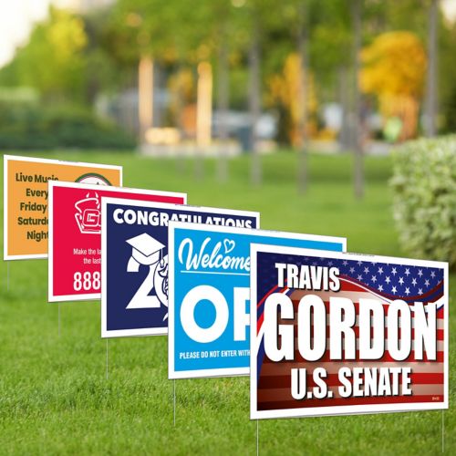 Double Sided Yard Sign