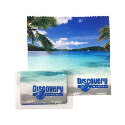Microfiber 6X6 Cleaning Cloth In Pouch
