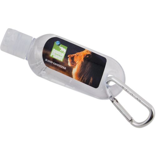 1 oz Hand Sanitizer Gel With Carabiner