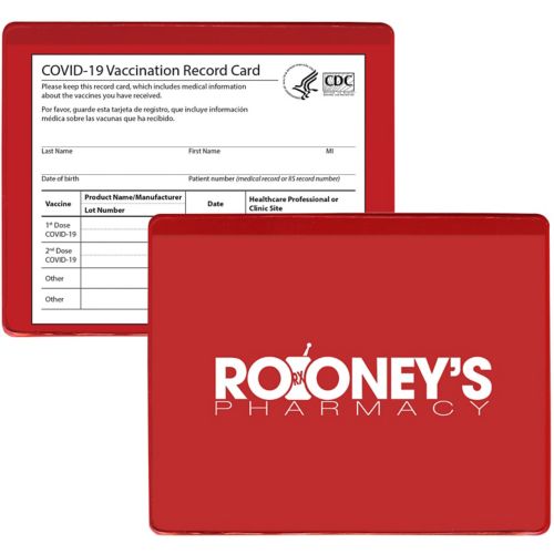 COVID-19 Vaccination Card Holder - Fits 3X4 Card